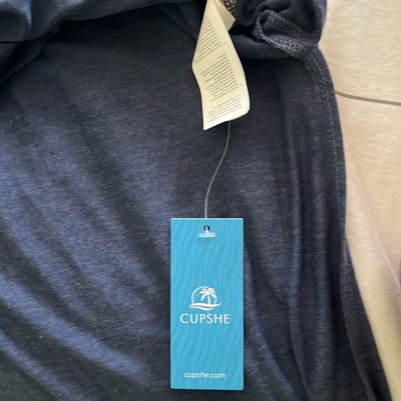 Heather Blue Cupshe Swim coverup - Picture 3 of 4